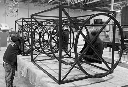 Mario Contract Lighting manufacturing floor in Roanoke, Virginia