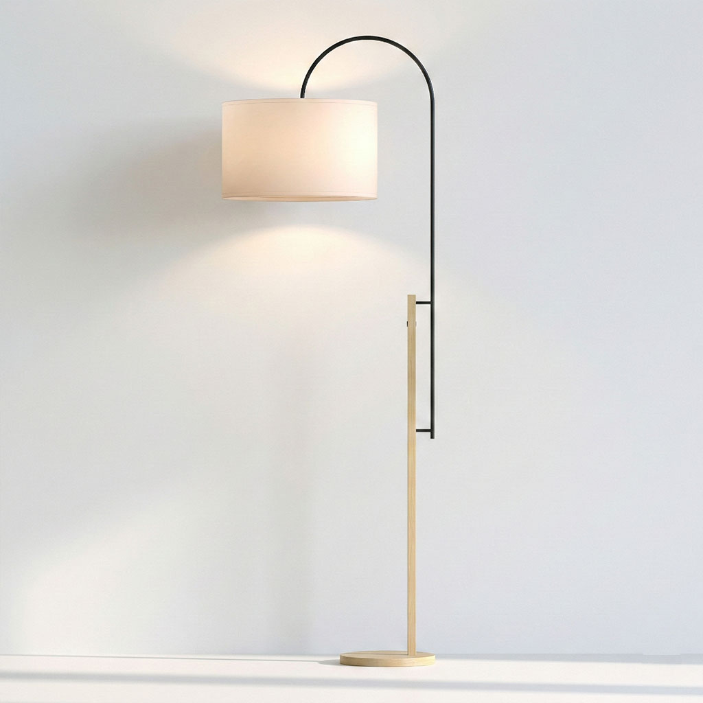 Hospitality floor lamps for hotel lobbies and guest rooms