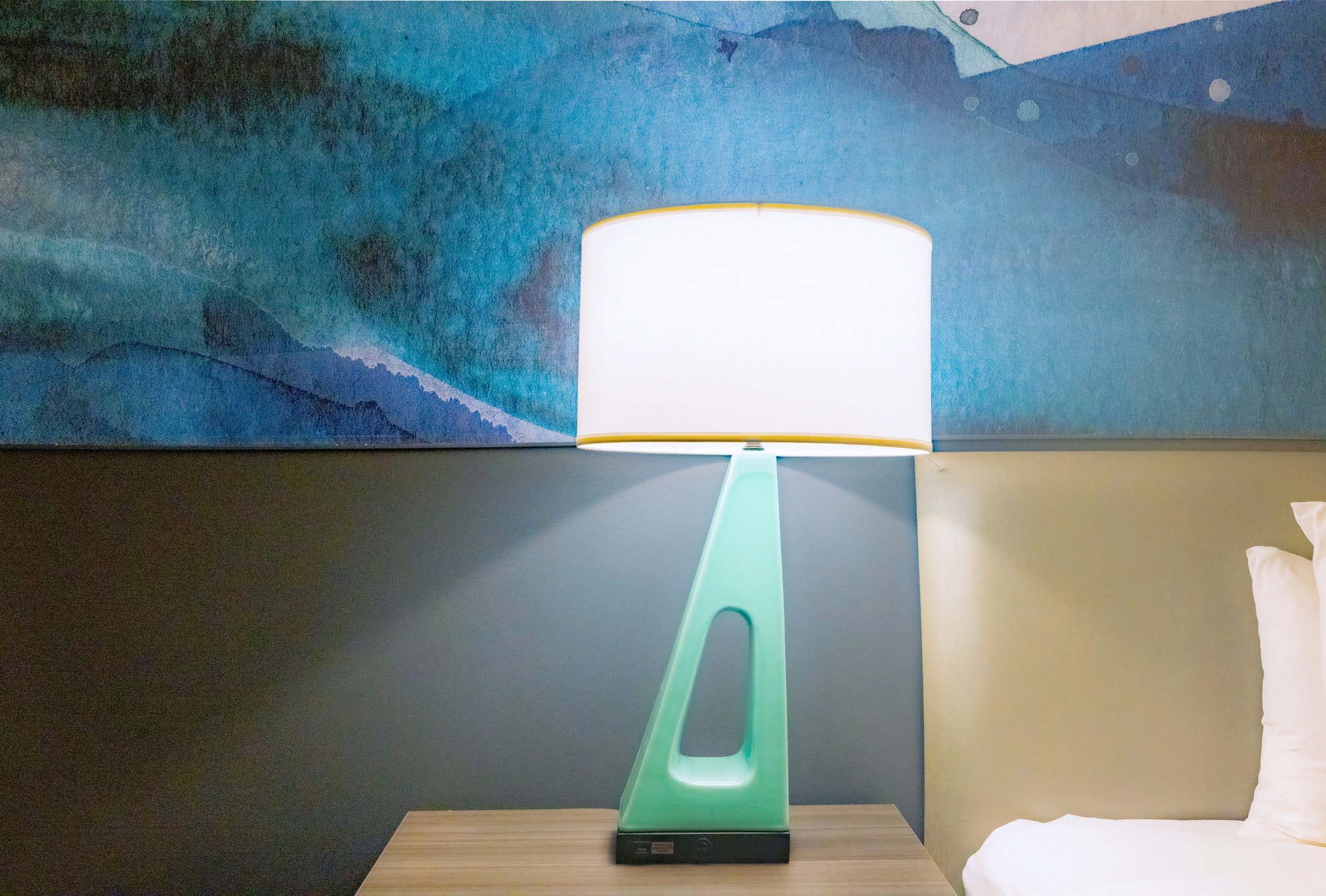 Studio Allston Hotel custom lighting, Boston
